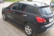 Nissan Qashqai 2007–2010 Boční trubky Black (2 ks, nerez) fotografie 4