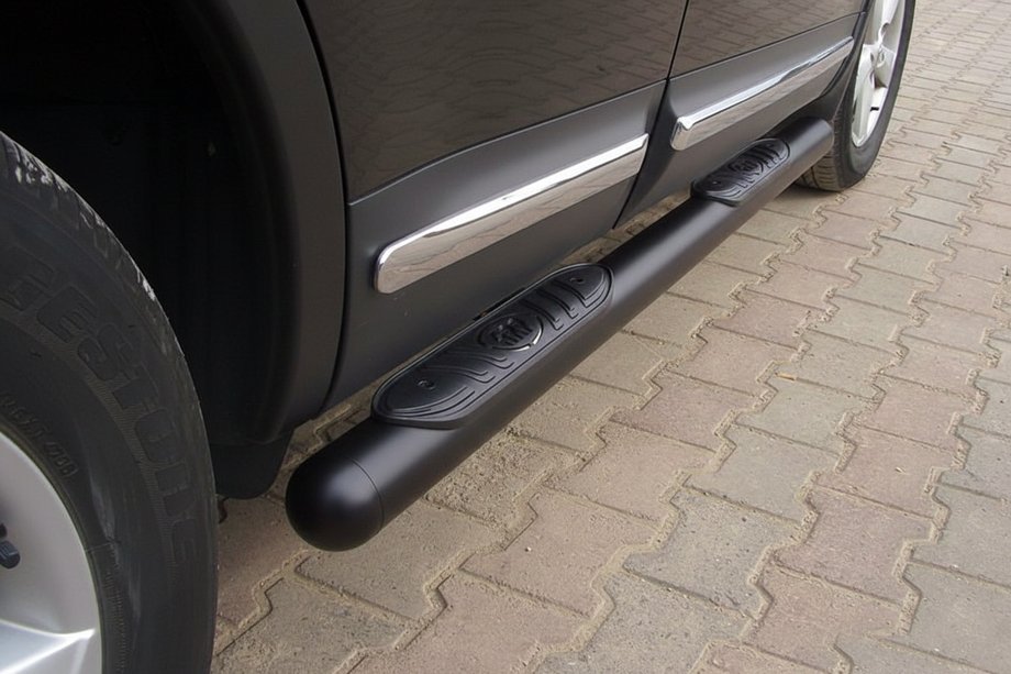 Nissan Qashqai 2007–2010 Boční trubky Black (2 ks, nerez) Image