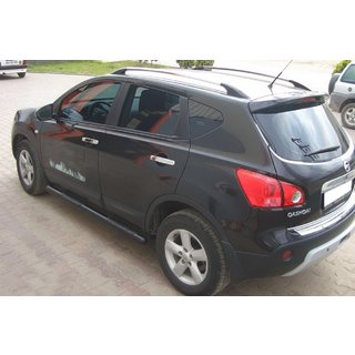 Boční trubky Black (2 ks, nerez) Nissan Qashqai 2010–2014 fotografie 4