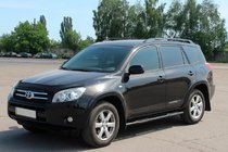 Toyota Rav 4 2006–2013 Boční trubky pro standardní základnu Black (2 ks, nerez) fotografie 3