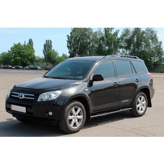 Boční trubky pro standardní základnu Black (2 ks, nerez) Toyota Rav 4 2006–2013 fotografie 3