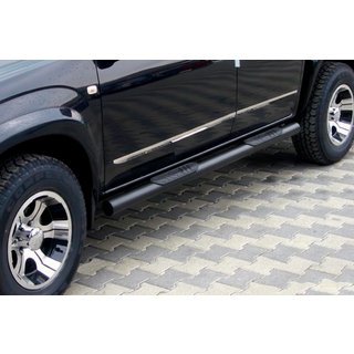 Boční trubky pro standardní základnu Black (2 ks, nerez) Toyota Rav 4 2006–2013 fotografie 1