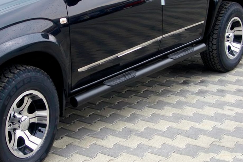 Toyota Rav 4 2006–2013 Boční trubky pro standardní základnu Black (2 ks, nerez) Image