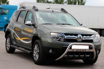 Renault Duster 2008–2017 Boční nerezové trubky s vložkami Black (2 ks) fotografie 5