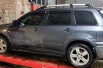 Mitsubishi Outlander 2001–2006 Boční trubky Black (2 ks, nerez) fotografie 1