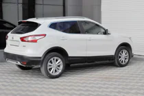 Nissan Qashqai 2014–2021 Boční trubky Black (2014-2017, 2 ks, nerez) fotografie 1