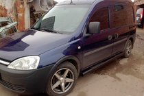 Opel Combo 2002–2012 Boční trubky Black (2 ks, nerez) fotografie 1
