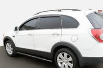 Opel Antara 2006–2017 Boční trubky Black (2 ks, nerez) fotografie 1