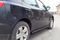 Geely Emgrand X7 2011– Boční trubky Black (2 ks, nerez) fotografie 3