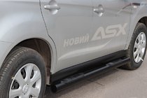 Mitsubishi ASX 2010–2023 Nerezové boční trubky BB002 Black (2 ks, nerez) fotografie 4