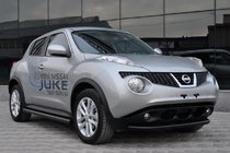 Nissan Juke 2010–2019 Boční trubky Ø60 Black (2 ks, nerez) fotografie 1