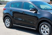 Kia Sportage 2015–2021 Boční trubky BB002 Black (2 ks, nerez) fotografie 5