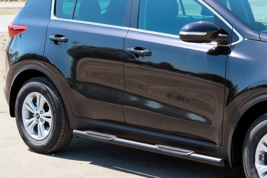 Kia Sportage 2015–2021 Boční trubky BB002 Black (2 ks, nerez) Image