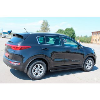 Boční trubky BB001 Black (2 ks, nerez) Kia Sportage 2015–2021 fotografie 3