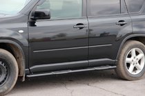 Nissan X-trail T31 2007–2014 Boční trubky BB002 Black (2 ks, nerez) fotografie 1