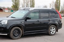 Nissan X-trail T31 2007–2014 Boční trubky BB002 Black (2 ks, nerez) fotografie 3