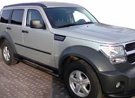 Dodge Nitro 2006–2011 Boční trubky Black (2 ks, nerez) fotografie 2