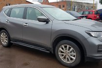 Nissan X-trail T32/Rogue 2014–2021 Boční trubky Black (2 ks, nerez) fotografie 4