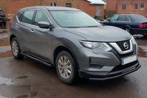 Nissan X-trail T32/Rogue 2014–2021 Boční trubky Black (2 ks, nerez) fotografie 2