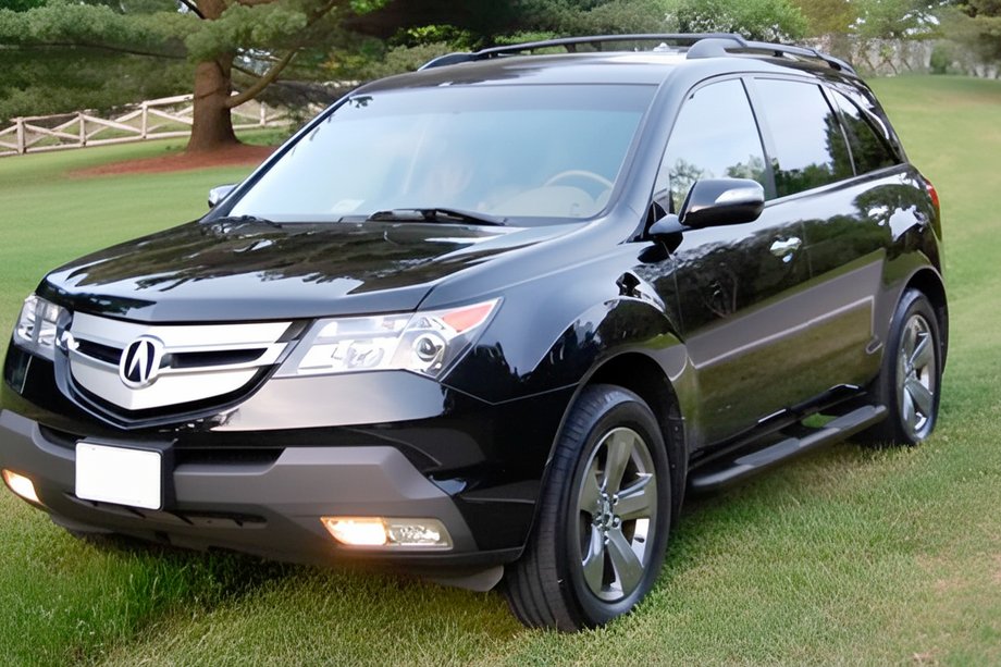Acura MDX 2007–2013 Boční trubky Black (2 ks, nerez) Image