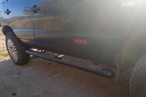 Chevrolet Niva 1998–2020 Boční trubky Black (2 ks, nerez) fotografie 2
