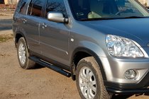 Honda CRV 2001–2006 Boční trubky Black (2 ks, nerez) fotografie 1
