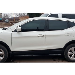 Boční trubky Black (2017-2021, 2 ks, nerez) Nissan Qashqai 2014–2021 fotografie 3