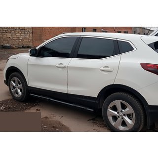 Boční trubky Black (2017-2021, 2 ks, nerez) Nissan Qashqai 2014–2021 fotografie 4