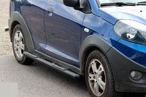 Chery Beat 2009–2015 Boční trubky Black (2 ks, nerez) fotografie 2