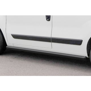 Boční trubky Ø60 černé (2 ks, nerez) Fiat Fiorino/Qubo 2008–2024 fotografie 2