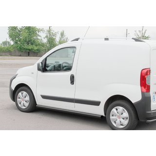 Boční trubky Ø60 černé (2 ks, nerez) Fiat Fiorino/Qubo 2008–2024 fotografie 1