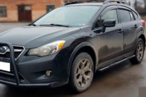 Subaru XV 2011–2017 Nerezové boční trubky BB002 Black (2 ks, nerez) fotografie 1