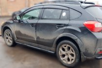 Subaru XV 2011–2017 Nerezové boční trubky BB002 Black (2 ks, nerez) fotografie 3