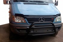 Mercedes Sprinter W901/902/903/904/905 1995–2006 Přední ochranný rám (bullbar) WT022 Black (nerez) 1995-2000 fotografie 1