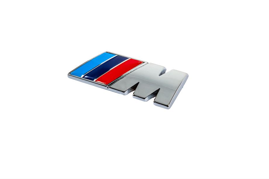 BMW Nápis M 85×30 mm (nerezová ocel) Fotografie 2