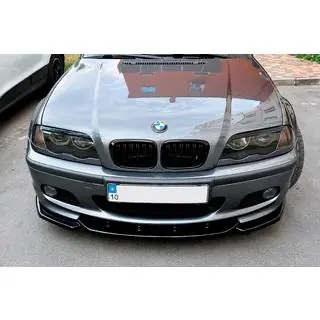 Přední lip nástavec DPT V-2 (pro M-Sport 2003-2006, černý lesk) fotografie 3