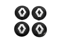 Renault Středové krytky na kola černé 5650v1 (56 mm na 50 mm, 4 ks) fotografie 1