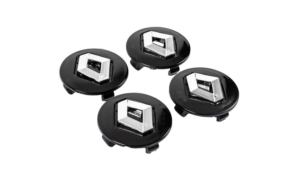 Renault Středové krytky na kola černé 5650v1 (56 mm na 50 mm, 4 ks) Fotografie 3