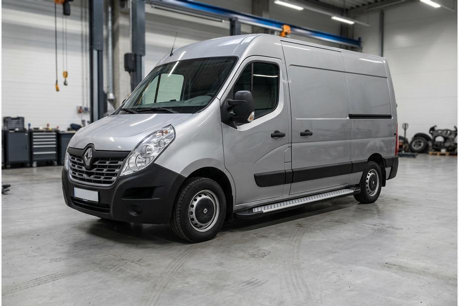 Renault Master 2011–2023 Boční nášlapy Allmond Grey (2 ks, hliník) Image