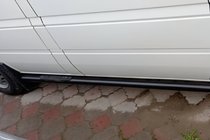 Volkswagen LT 1995–2006 Boční trubky Black (2 ks, nerez) fotografie 2