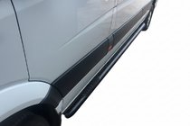 Mercedes Sprinter W906 2006–2018 Boční trubky Black (2 ks, nerez) fotografie 3