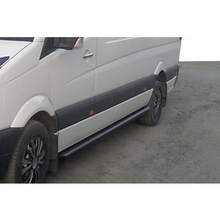 Boční trubky Black (2 ks, nerez) Mercedes Sprinter W906 2006–2018 fotografie 4