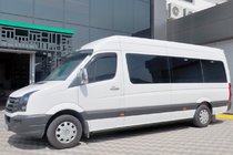Volkswagen Crafter 2006–2016 Boční trubky Black (2 ks, nerez) fotografie 2
