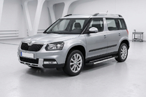 Skoda Yeti 2009–2017 Boční prahy RedLine V1 (2 ks, hliník) fotografie 1