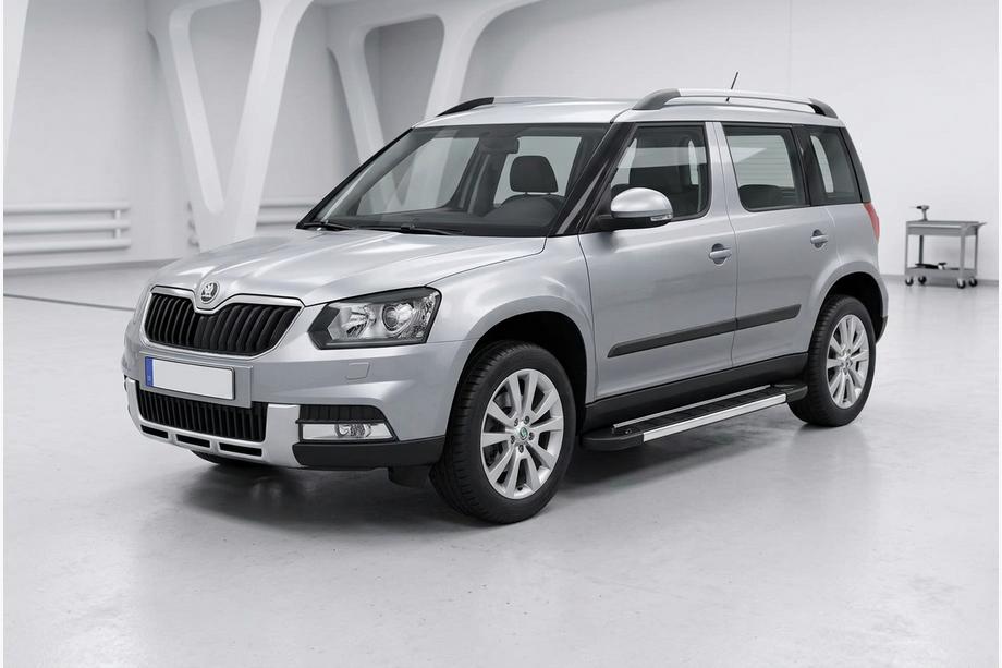 Skoda Yeti 2009–2017 Boční prahy RedLine V1 (2 ks, hliník) Image