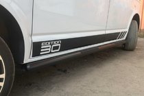Volkswagen T5 Multivan 2003–2010 Boční trubky Black (2 ks, nerez) fotografie 6