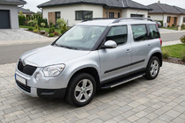 Skoda Yeti 2009–2017 Boční nášlapy Duru (2 ks, hliník) fotografie 1