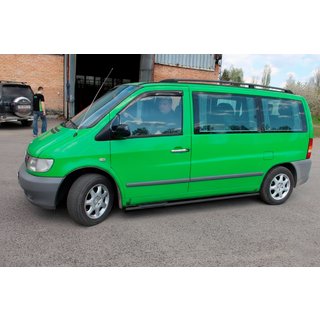 Boční trubky Black (2 ks, nerez) Mercedes Vito W638 1996–2003 fotografie 2
