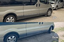 Renault Trafic 2001–2015 Nerezové boční trubky BB002 Black (2 ks, nerez) fotografie 1