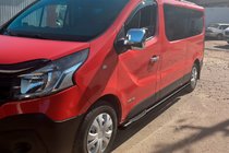 Renault Trafic 2015– Nerezové boční trubky BB002 Black (2 ks, nerez) fotografie 3